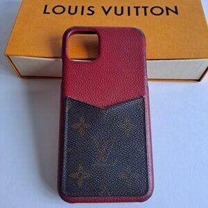 Louis Vuitton Monogram Red Phone Case For IPhone 11 Pro Max